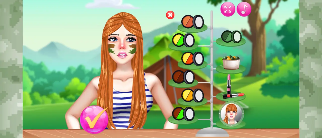 Princess Military Fashion: Juego de vestir y moda militar para niñas