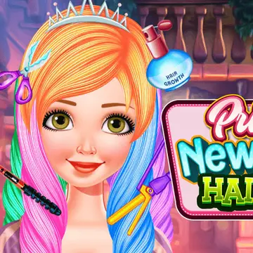 Princess New Look Haircut - Juego de Peinados y Color de Cabello Gratis