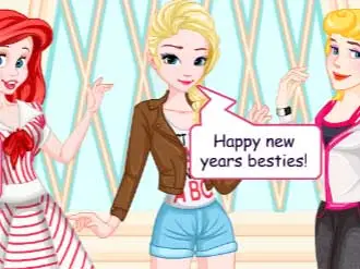 Jogo de Vestir Princesas: Resoluções de Ano Novo para Meninas