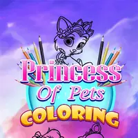 Princess Of Pets Coloring - Juego para Colorear Gratis