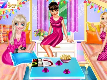 Princess Pajama Party Sleepover – Mädchen Anziehspiel & Party Dekorationen