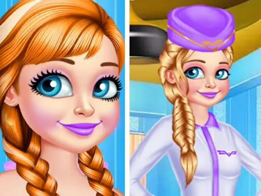 Princess Stewardess Oyna - Ücretsiz Giydirme ve Bakım Oyunu