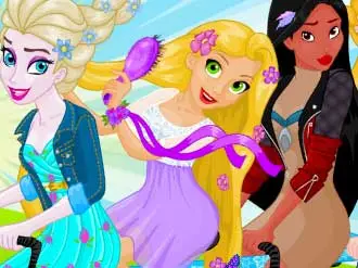 Princess Tandem - Jeu de Dress Up Disney pour filles