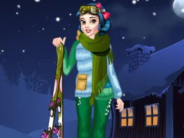 Princess Winter Skiing – Kostenloses Winter Ski Spiel online spielen