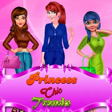 Princesses Chic Trends - Juego de vestir y decorar gratis