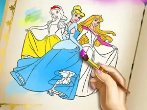 Princesses Coloring Book - Ücretsiz Boyama Oyunu