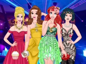 Princesses Graduation Party Night - Juego de vestir y fiesta online gratis