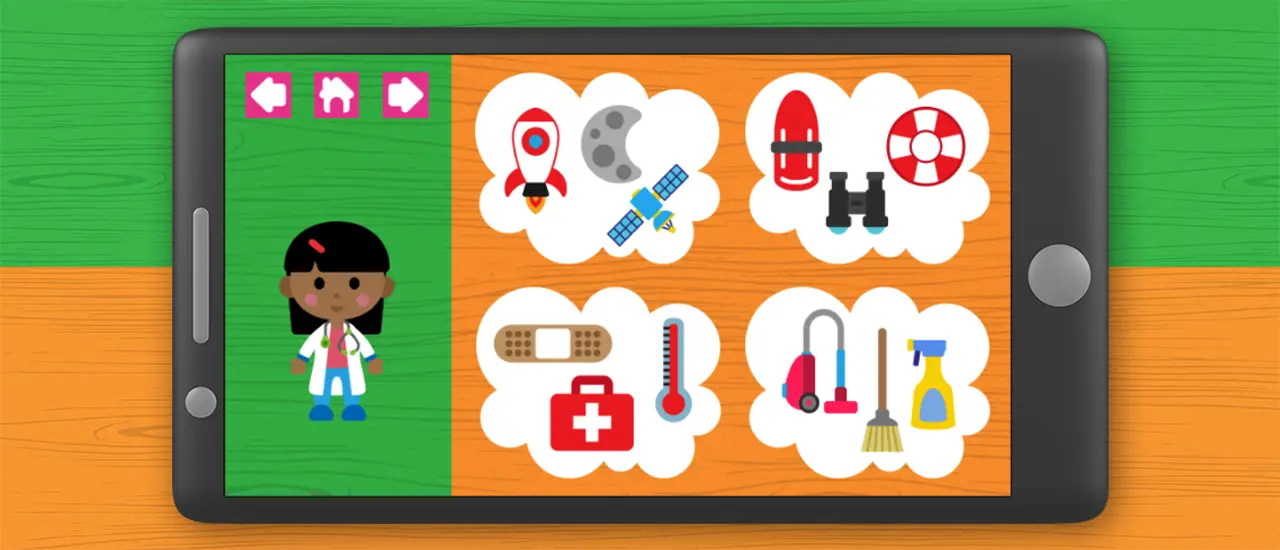 Professions - Jogo Educativo para Crianças para Jogar Online Grátis