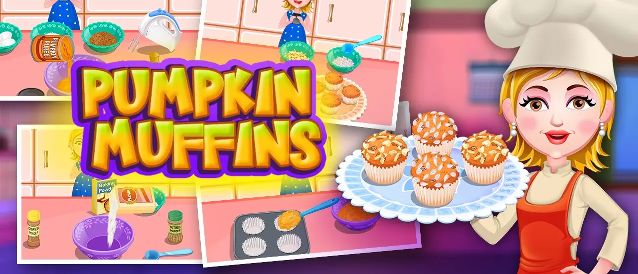 Pumpkin Muffins Cooking Game - Play Online for Free