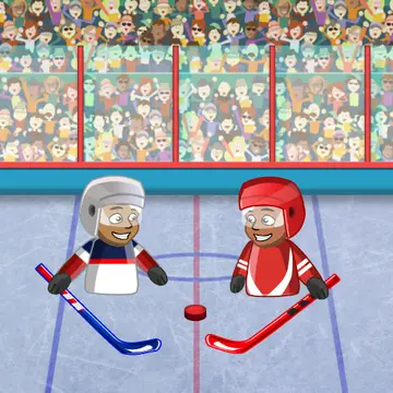 Puppet Hockey Battle - Free Online Ice Hockey Game