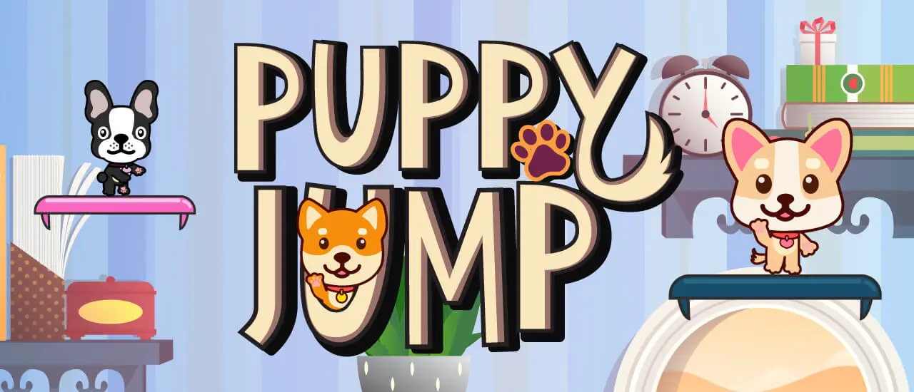 Puppy Jump - Jeu de saut pour s'amuser en ligne gratuit