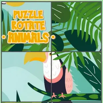 Puzzle Rotate Animals - Jeu de puzzle en ligne gratuit