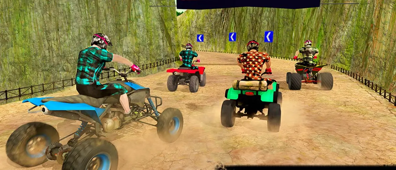 Quad Bike Derby Stunts لعبة سباق دراجات رباعية على الطرق الوعرة مجاناً
