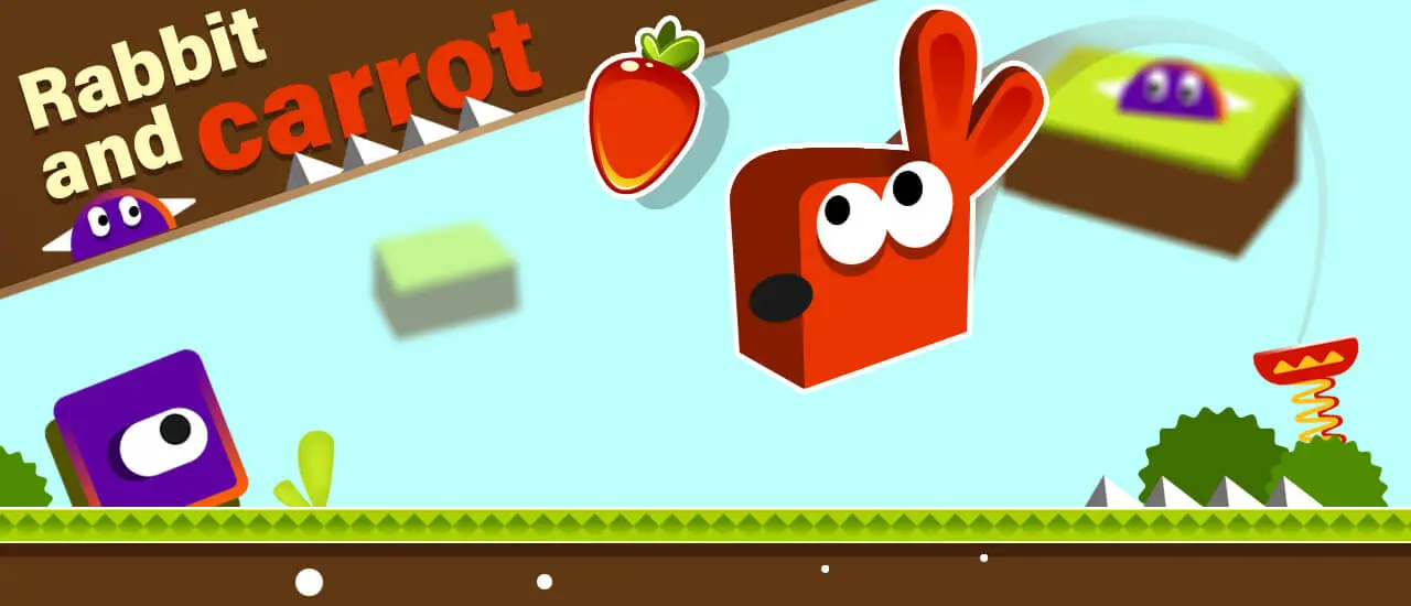 Rabbit & Carrot - Jeu de plateforme gratuit en ligne