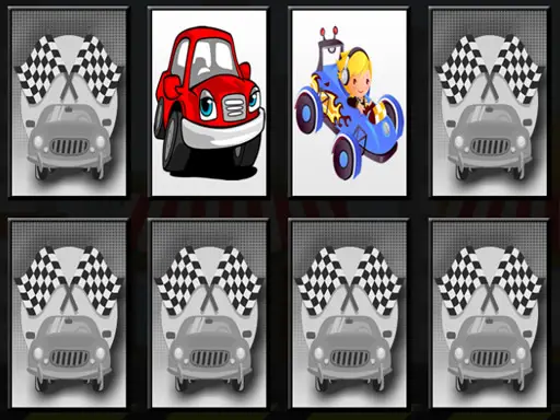 Racing Cars Memory - Jeu de mémoire de voitures de course gratuit