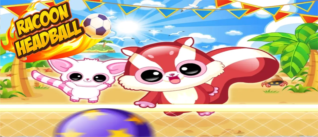 Racoon Headball - Jeu de Sport en Ligne Gratuit