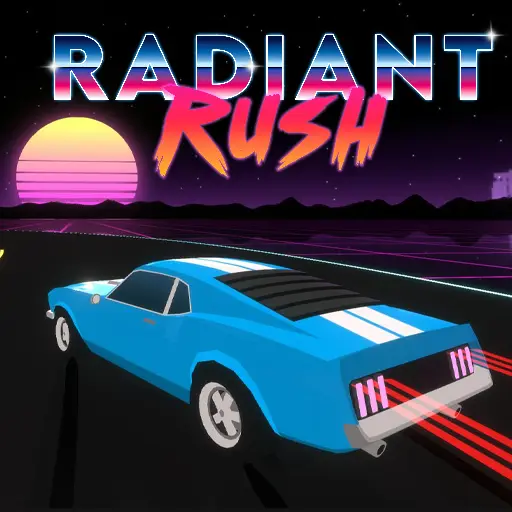 Radiant Rush لعبة سباق وتحدي للكمبيوتر والموبايل مجانًا