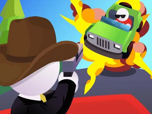 Rage Road Online - Free Car Shooting Racing Game