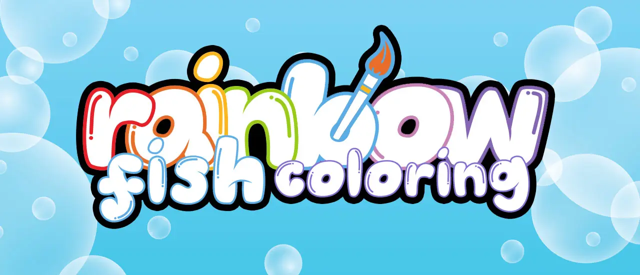 Rainbow Fish Boyama Oyunu - Ücretsiz ve Eğlenceli Çocuklar İçin