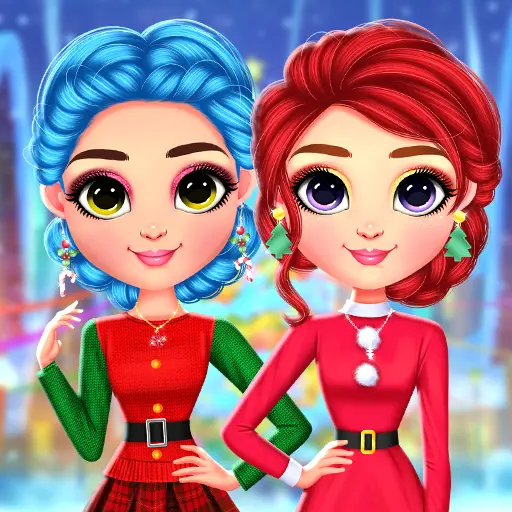 Rainbow Girls Christmas Outfits - Dress Up & Play Game for Kids