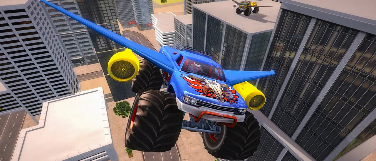 Real Flying Truck Simulator 3D - Jeu de Simulation de Camion Volant