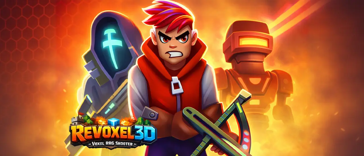 Revoxel 3D - Jogo de Ação RPG Voxel Online Grátis