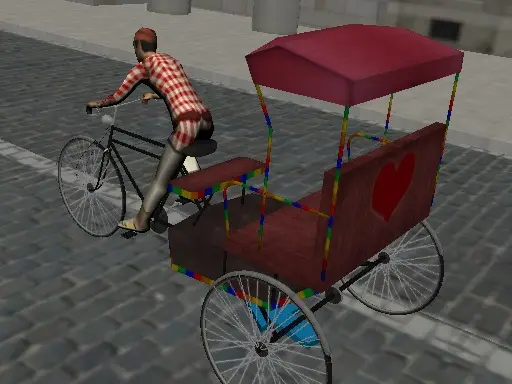 Rickshaw Driver: Juego de Conducir Triciclo Gratis