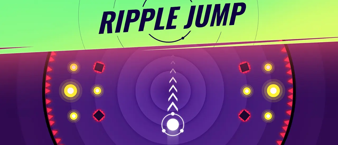 Ripple Jump لعبة استرخائية مجانية للعب على الهاتف