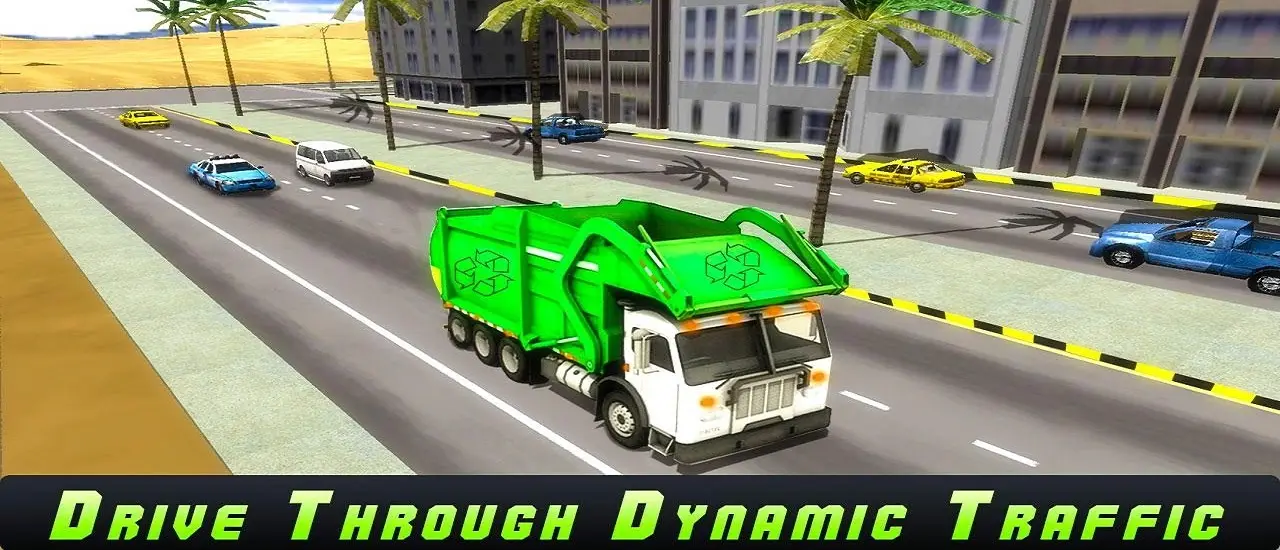 Road Garbage Dump Truck Driver - Play Free City Cleanup Game