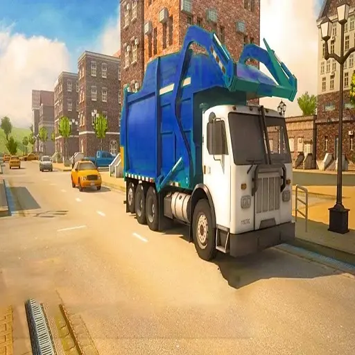 Road Garbage Dump Truck Driver - Play Free City Cleanup Game