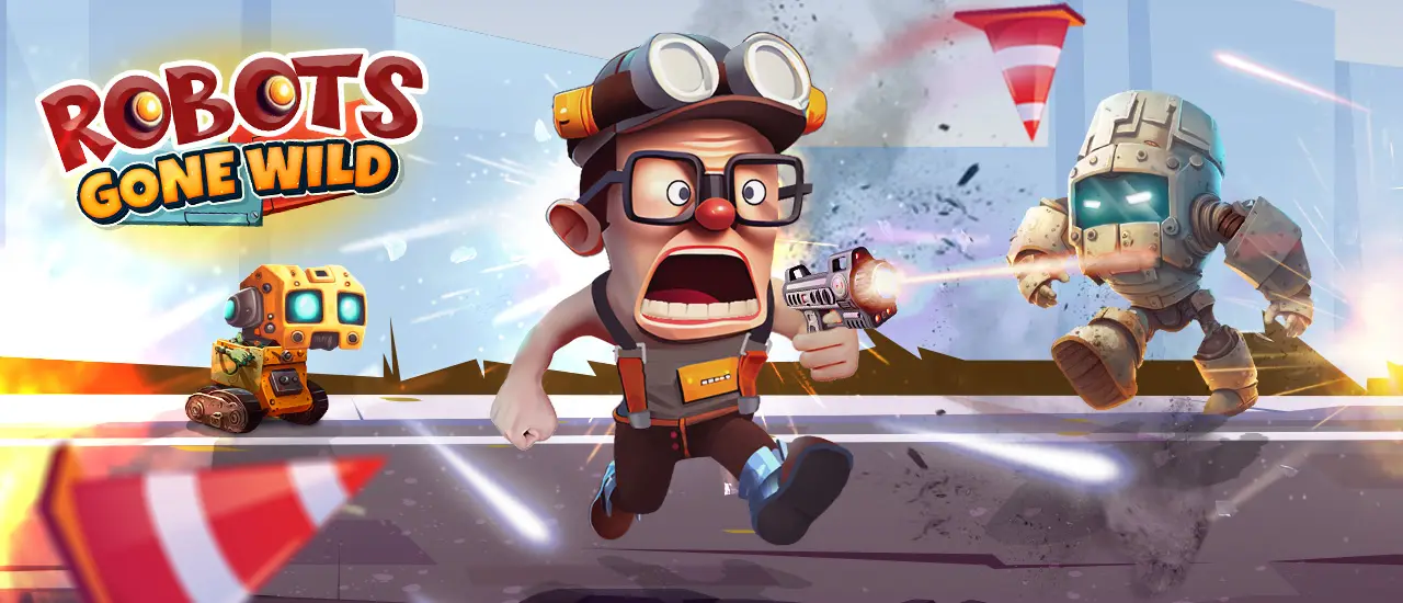 Robots Gone Wild: Juego de disparos y supervivencia en línea