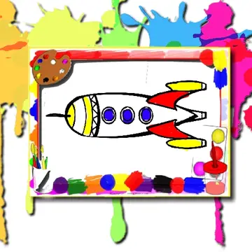 Rockets Coloring Book - Malen & Malspiele online kostenlos spielen