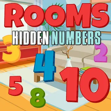 Rooms Hidden Numbers - Juego en línea gratis para encontrar números ocultos