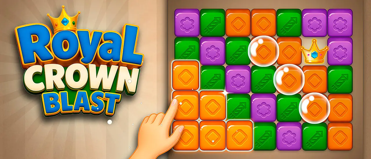 Royal Crown Blast kostenlos spielen – Puzzle Spiel für Kinder und Erwachsene