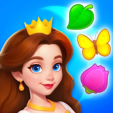 Royal Garden Match: Juego de combinar y hacer crecer tu jardín