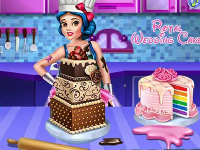 ロイヤルウェディングケーキ プレイゲーム - 無料の結婚式ケーキデコレーションゲーム
