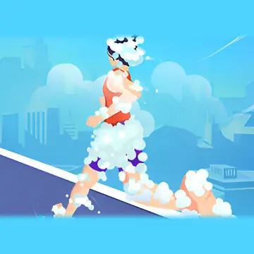Running In Foam - Fun Free Casual Game for All Ages