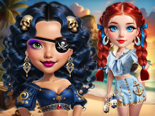Sailor Chic vs Pirate Charm - Mode Spiel für Mädchen kostenlos
