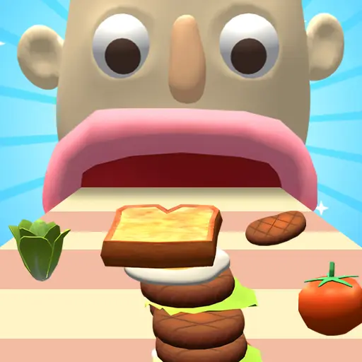 Sandwich Runner لعبة سباق وتحدي ممتعة أونلاين مجانية