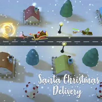 サンタクリスマス配達 - オンラインで遊べるクリスマスゲーム