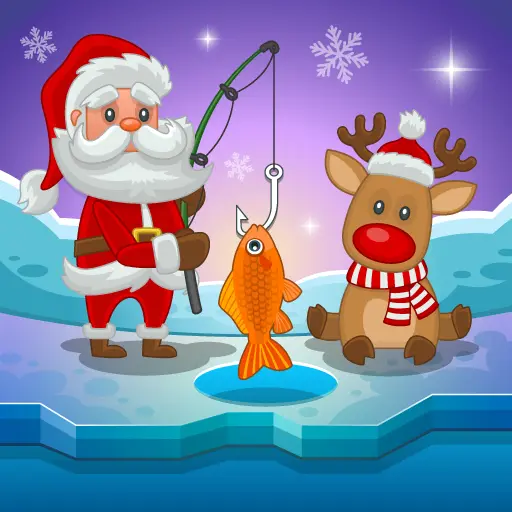 Santa's Christmas Fishing - Juego gratis para jugar en línea