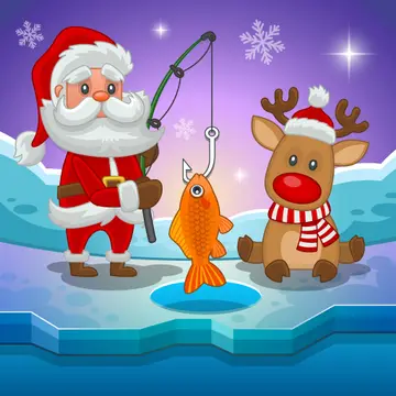Santa's Christmas Fishing - Juego gratis para jugar en línea