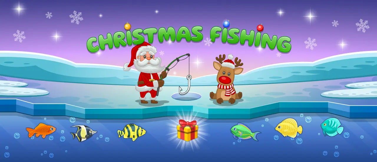 Santa's Christmas Fishing - Juego gratis para jugar en línea