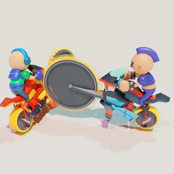 Saw Machine.io - Play Online IO Survival Game with 3D Stickman Vehicles