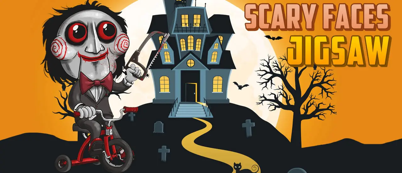 Scary Faces Jigsaw - Online Oyun ve Bulmaca Oyna