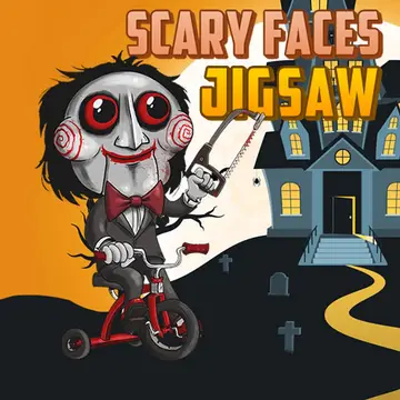 Scary Faces Jigsaw – Kostenloses Puzzlespiel online spielen