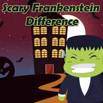 Korkutucu Frankenstein Farklılıkları Oyna - Ücretsiz Çocuk ve Boyama Oyunu