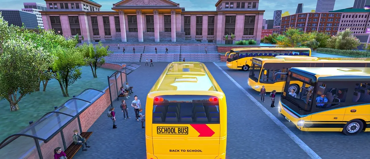 School Bus Game Driving Sim - Juego de Conducir Autobuses Escolares Gratis