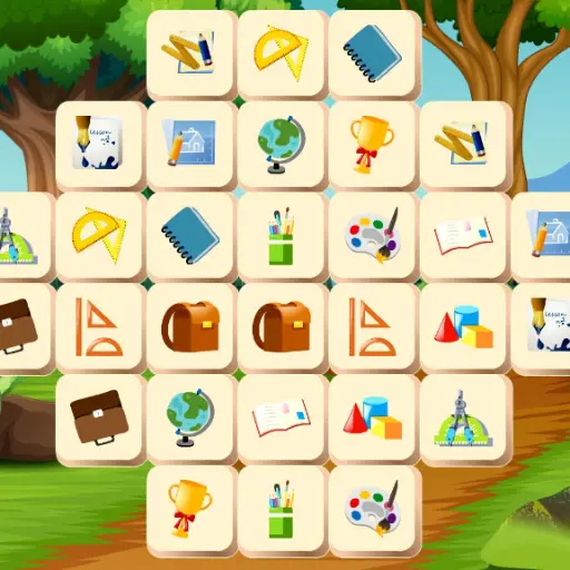 School Mahjong Deluxe kostenlos online spielen – Mahjong & Connect