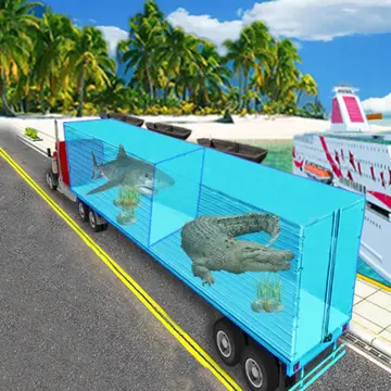 Sea Animal Cargo Truck - Jogue Online Grátis de Corrida e Transporte